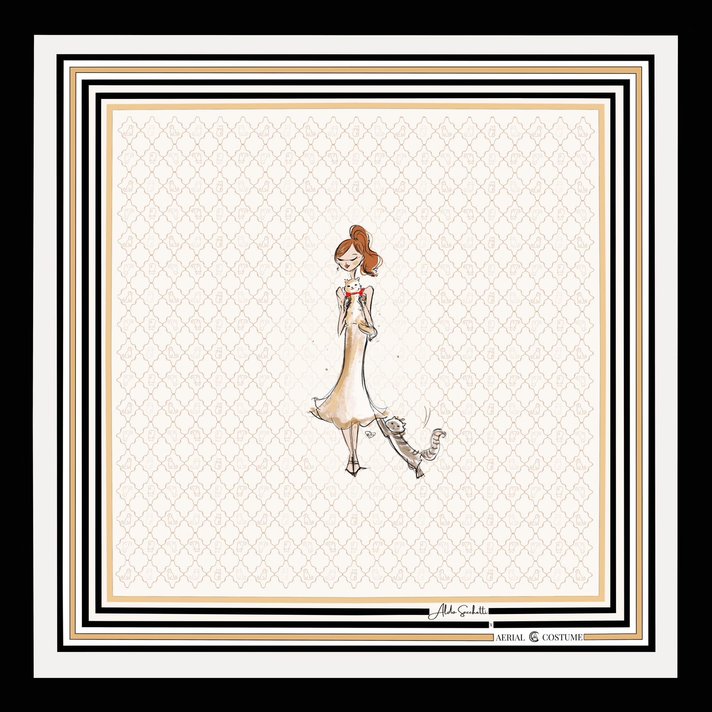 Foulard Le Chat Chéri