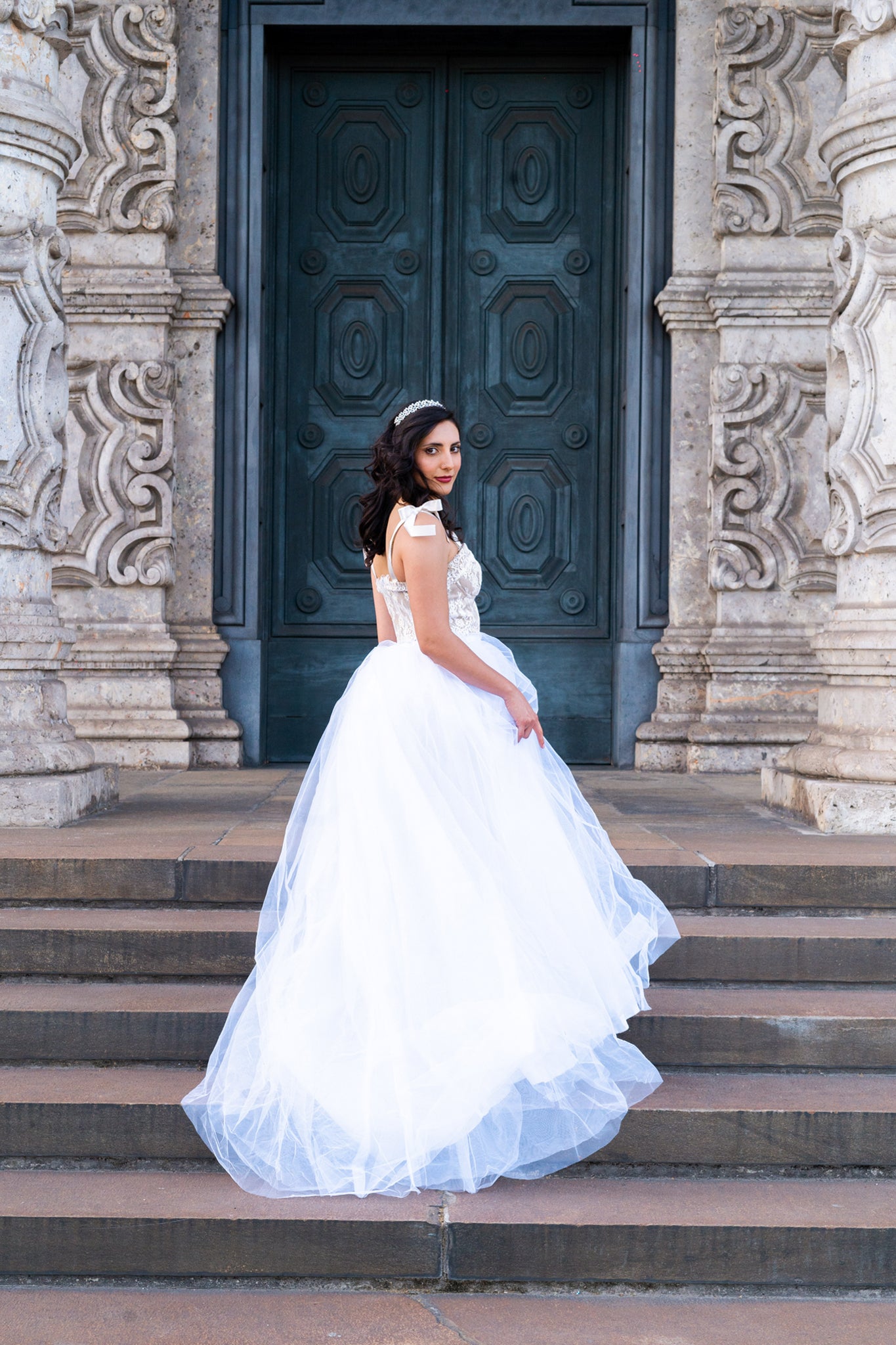 Bustino Nereide Bianco Cerimonia